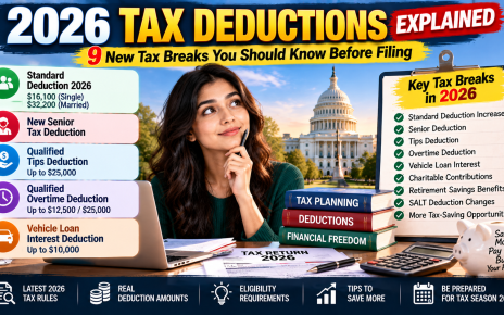 2026 tax deductions and new tax breaks explained for U.S. taxpayers
